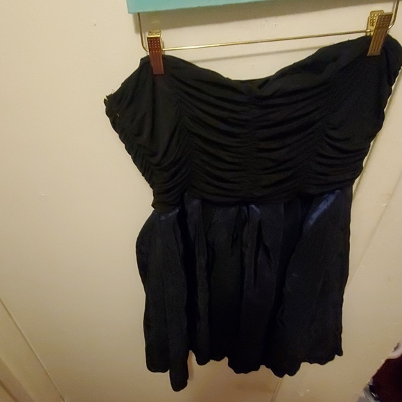 SNAP STRAPLESS DRESS - Picture 4 of 8